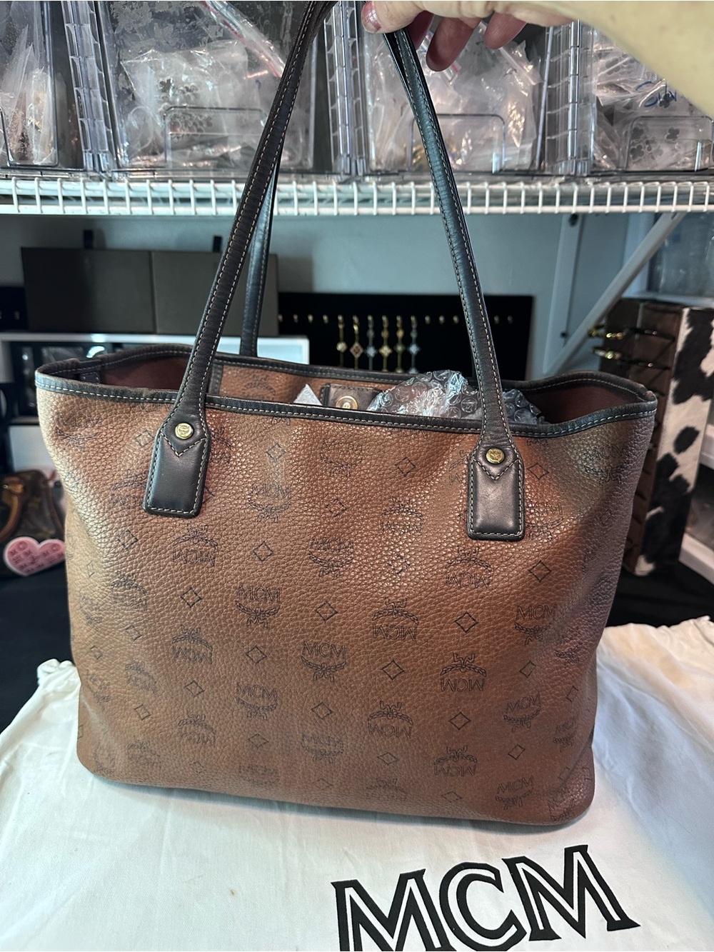 MCM Visetos shopper tote - Picture 4 of 11